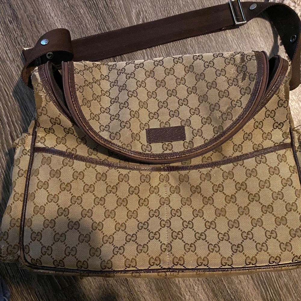 COPY - Authentic Gucci Diaper Bag and Changing Pad